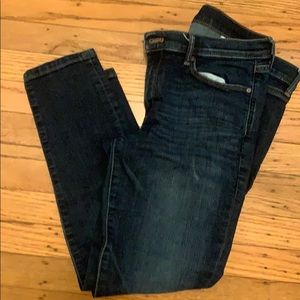 Banana Republic dark wash petite skinny jeans
